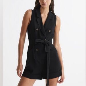 NWT REISS Gabriella Tuxedo Romper